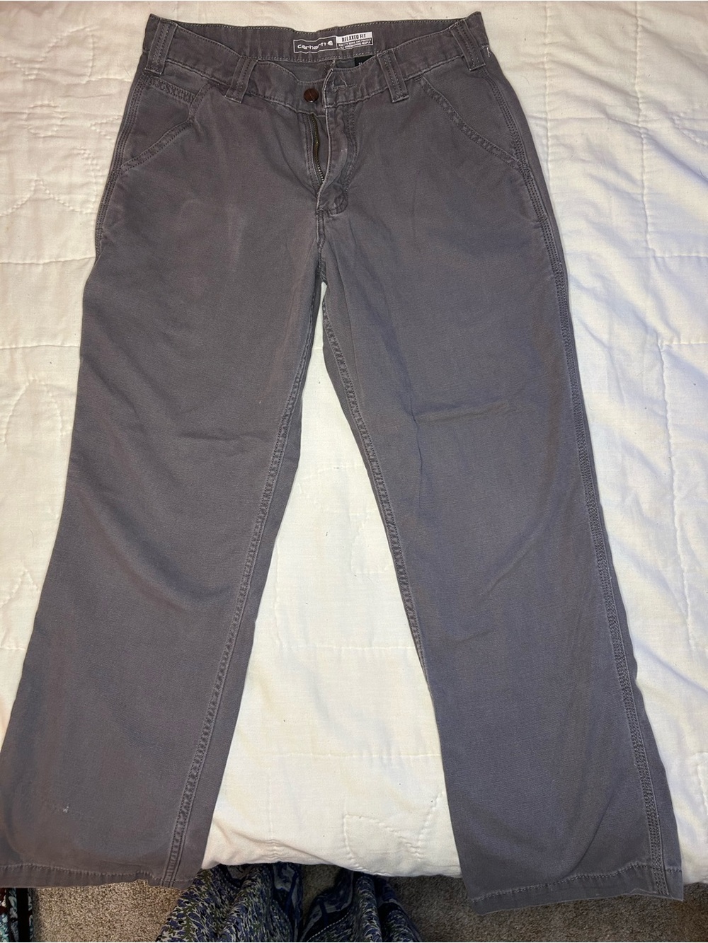 Carhartt Men's relaxed fit  Jeans in Charcoal Gray 30x30
